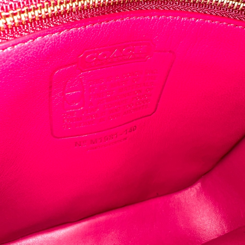 Coach Originals Turnlock flap Square Pouch leather crossbody - Picture 9 of 16